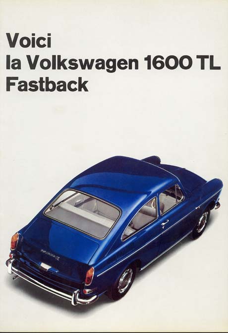 Catalogue de pr sentation de la berline 1600 TL de 1966
