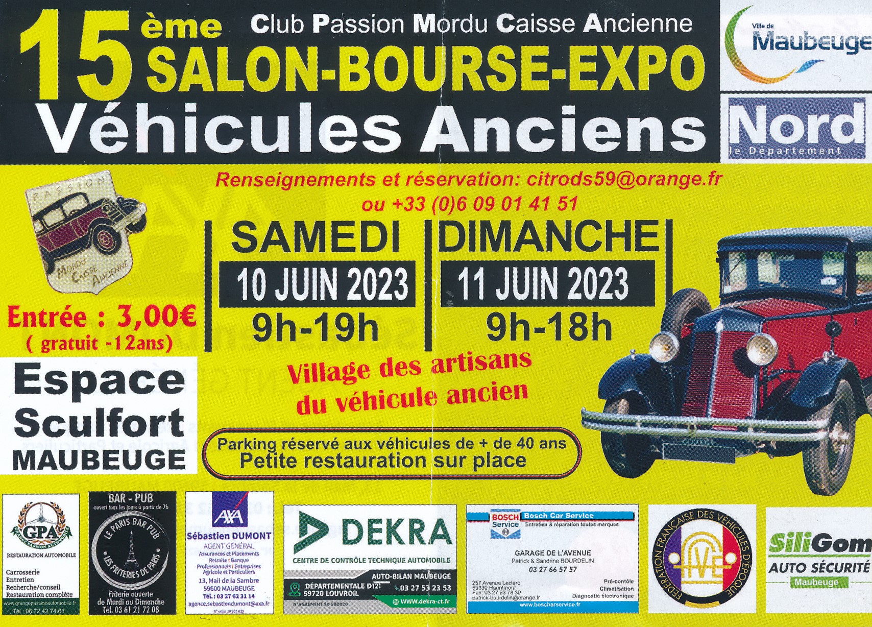 affiche de15ème Salon - Bourse - Expo