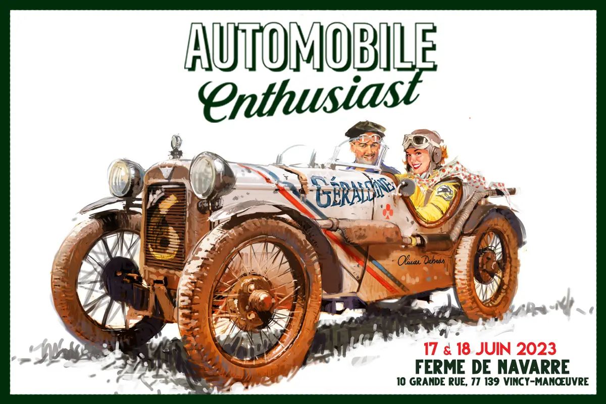 affiche deAUTOMOBILE ENTHUSIAST