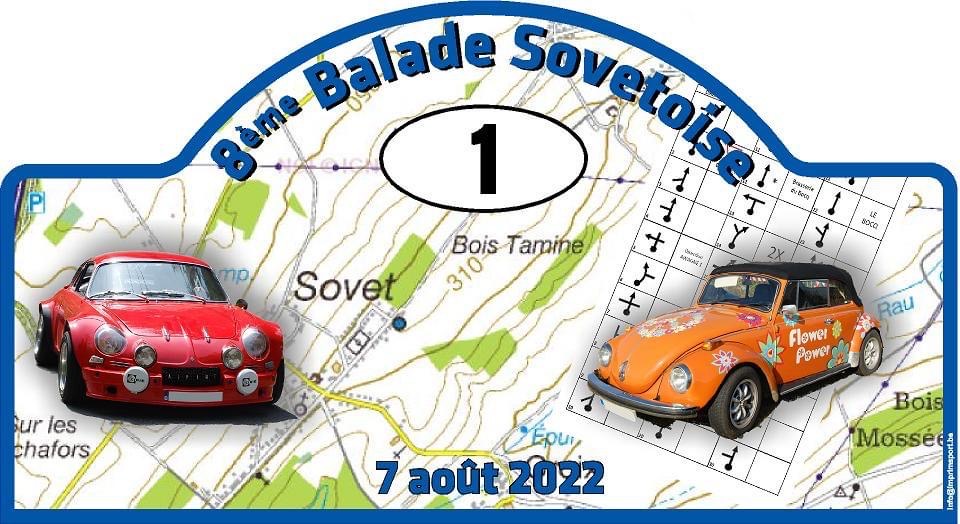 affiche de8éme Balade Sovetoise