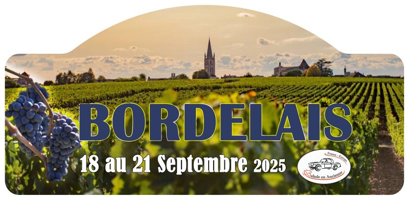 affiche deRallye touristique le Bordelais