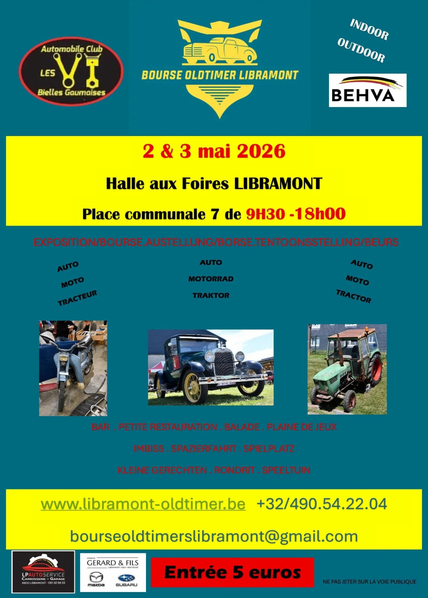 affiche deBourse Oldtimer