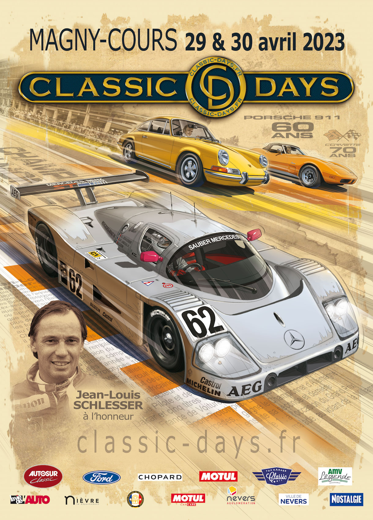 affiche deClassic Days 2023 à Magny Cours