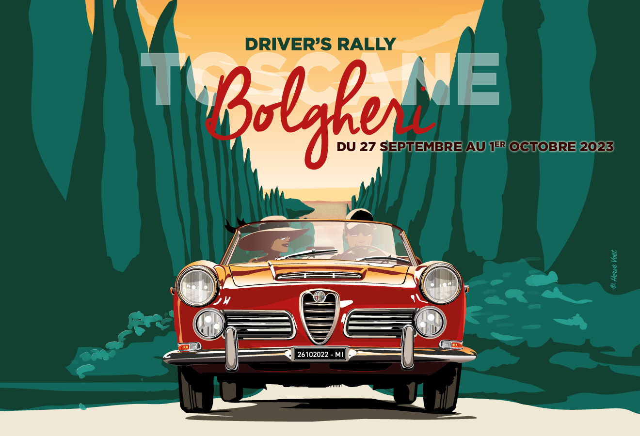 affiche deDriver’s Rally Bolgheri