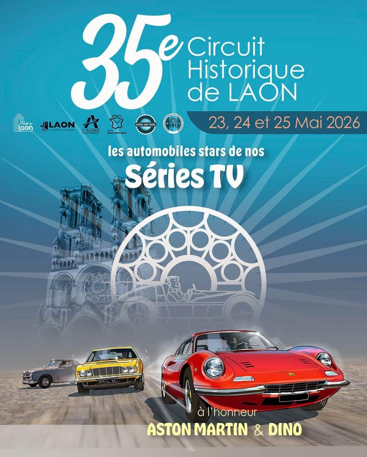 affiche de35ᵉ Circuit Historique de LAON