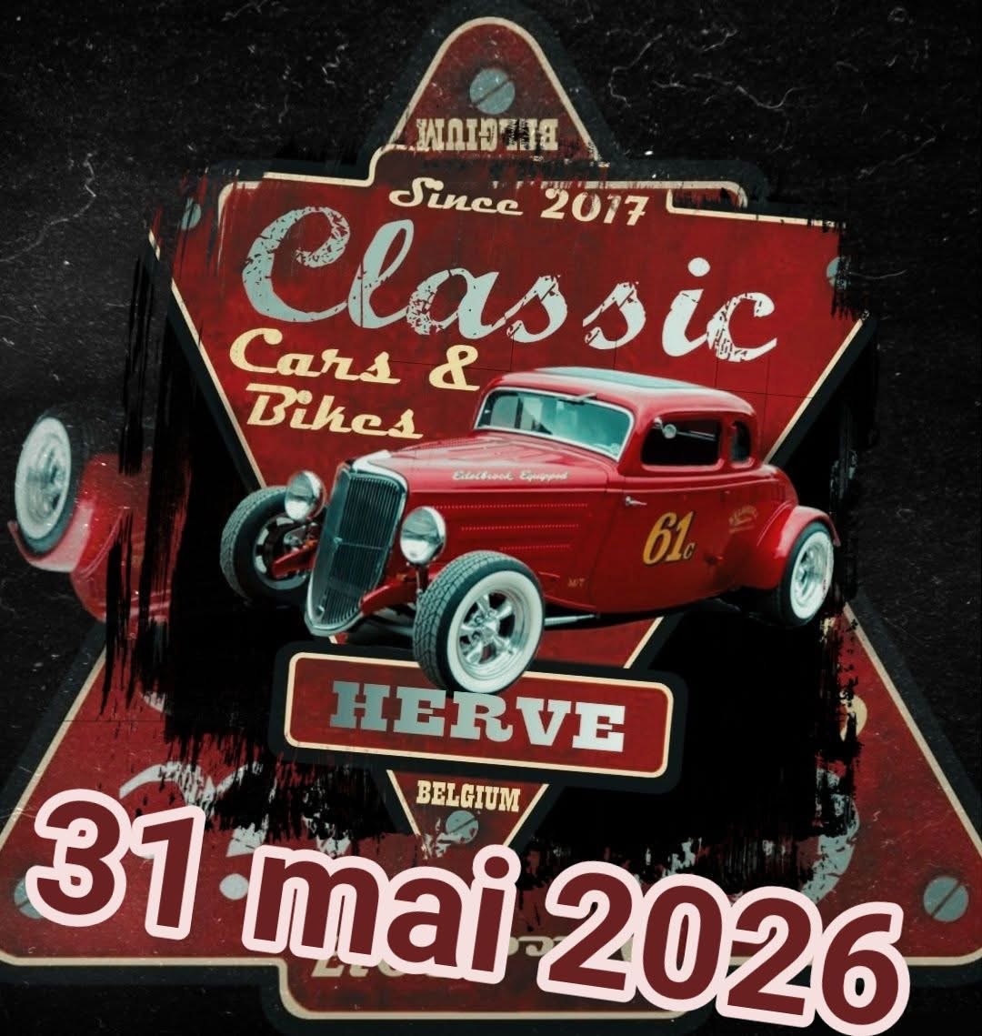 affiche deClassic Cars and Bikes HERVE