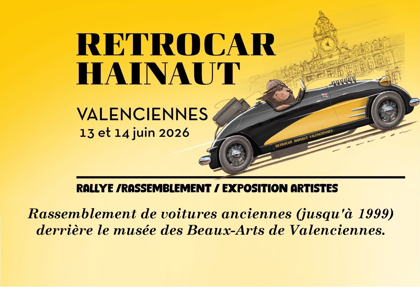 affiche deRétrocar Hainaut