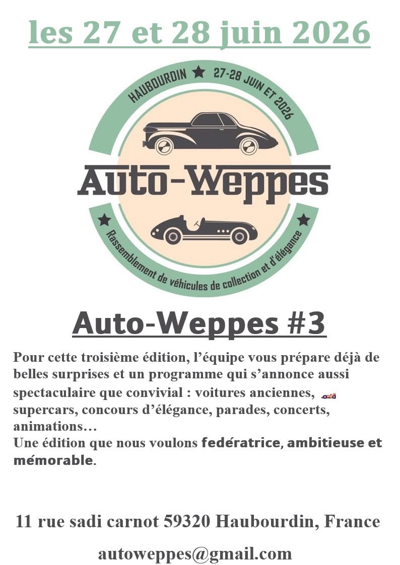 affiche deAuto-Weppes