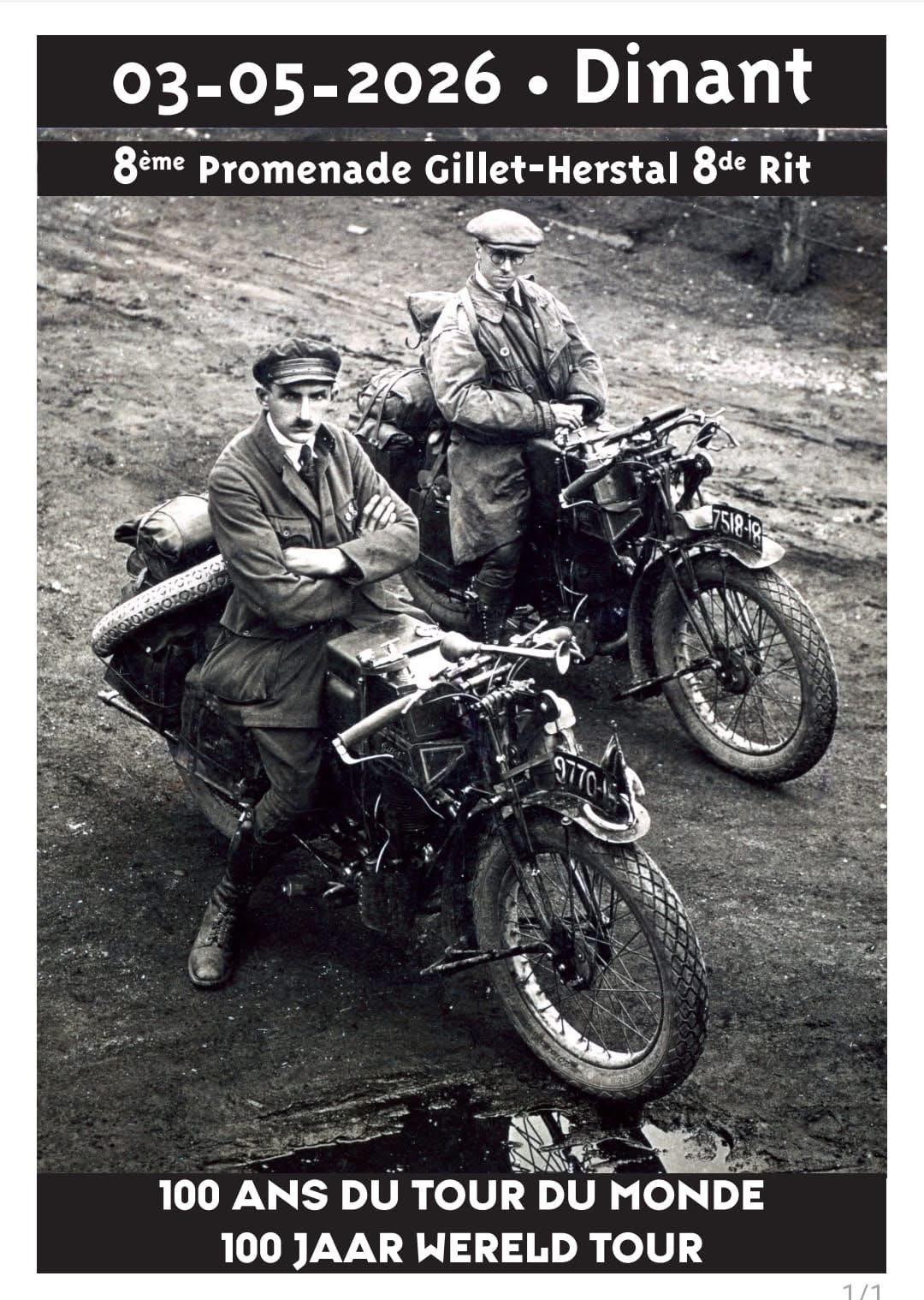 affiche de8ème Promenade Gillet-Herstal