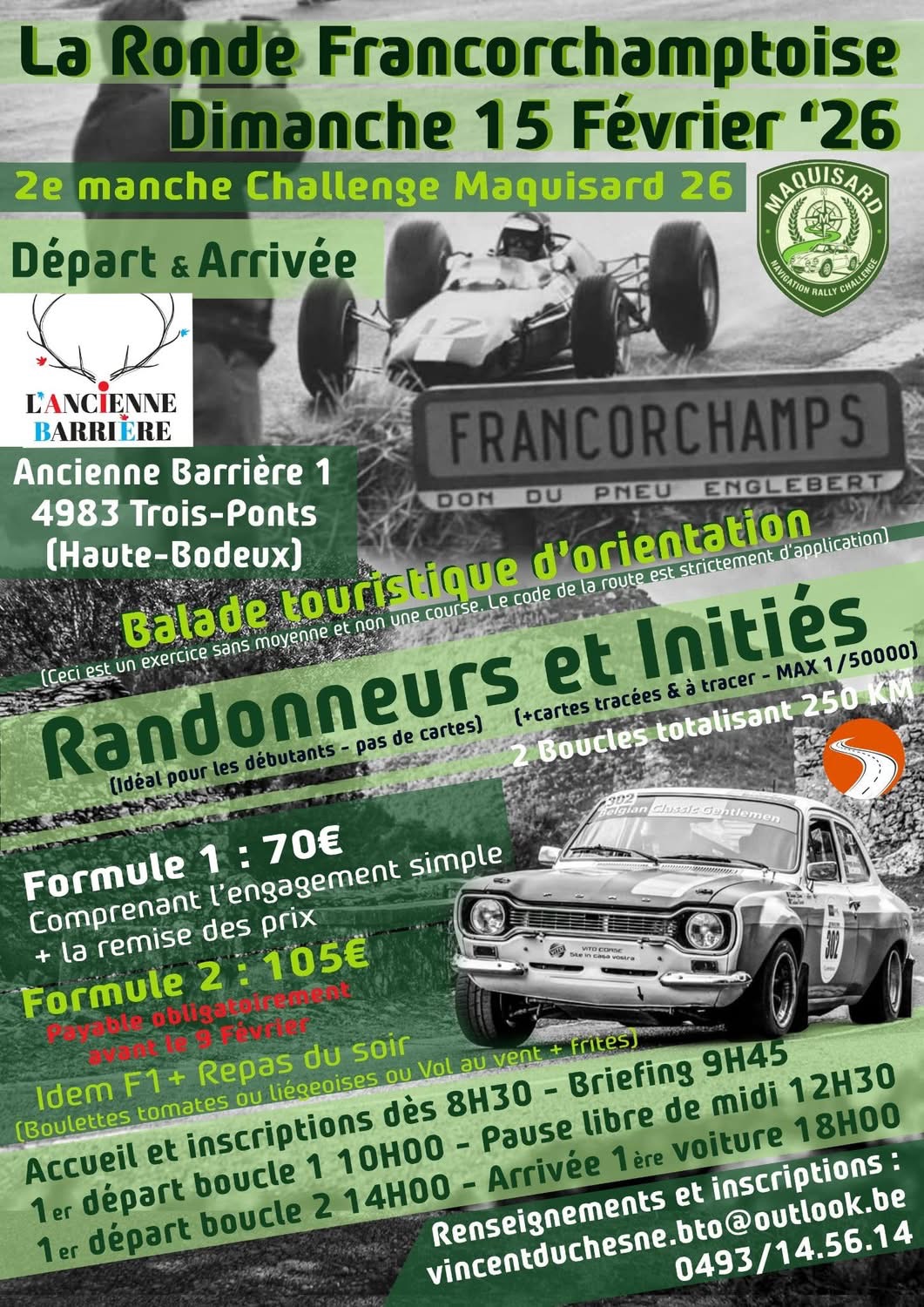 affiche deRonde Francorchamptoise