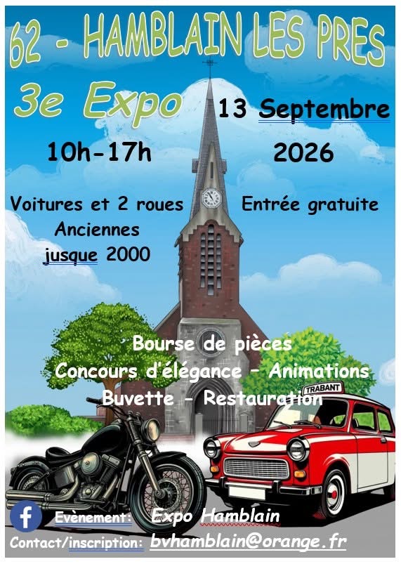 affiche de3éme Expo Hamblain