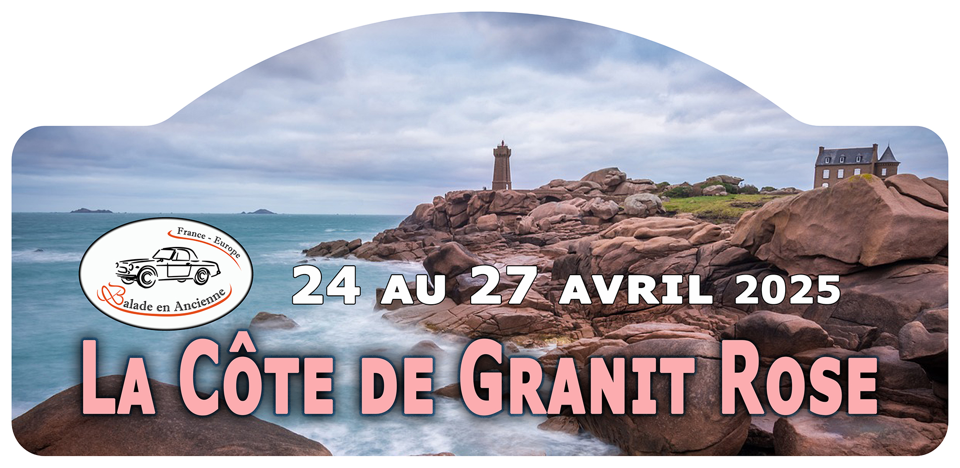 affiche deRallye touristique La Côte de Granit Rose