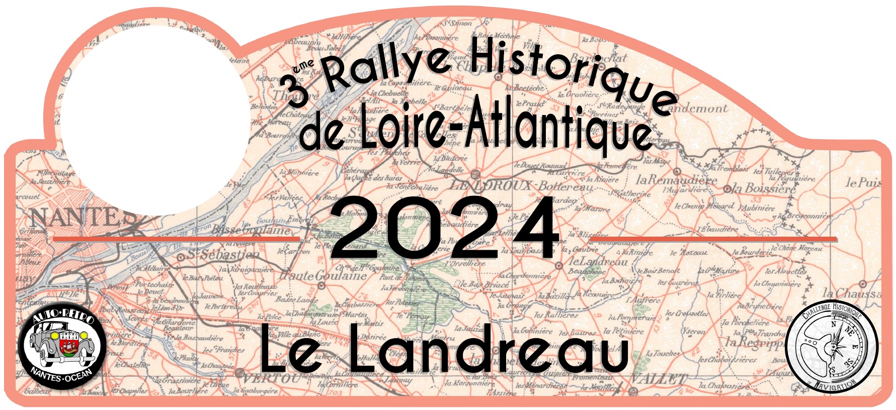 affiche deRallye Historique de Loire-Atlantique