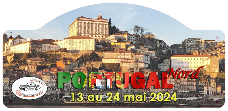 affiche deRallye touristique Portugal Nord