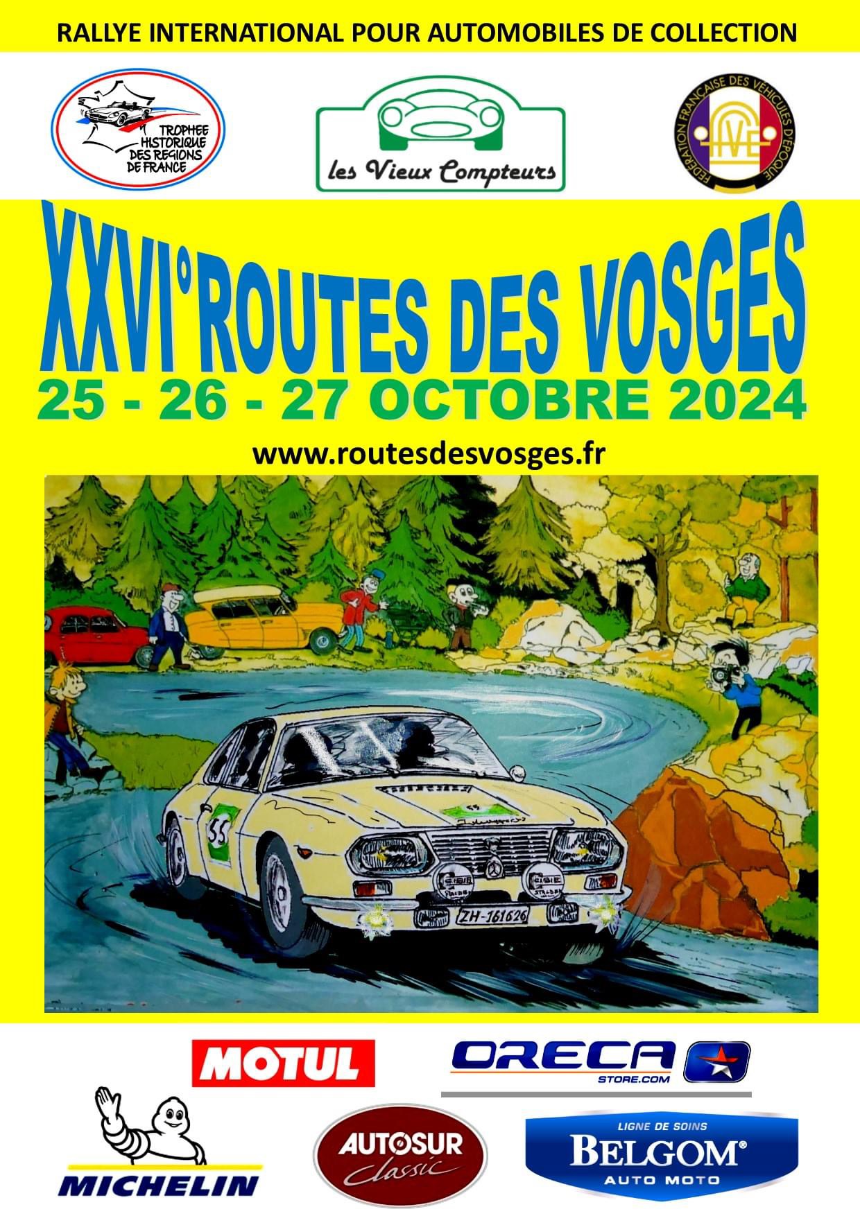 affiche deXXVIème Route des Vosges