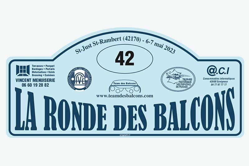 affiche deRonde des Balcons