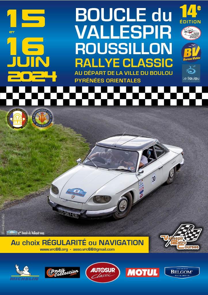 affiche deRoussillon Rallye Classic