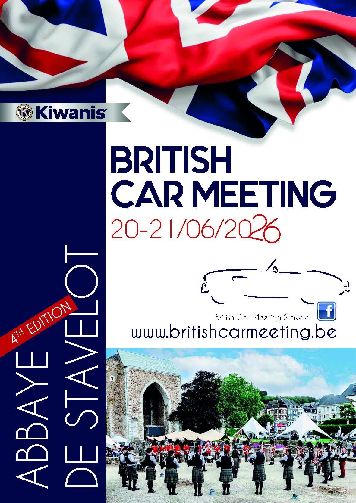 affiche deBritish Car Meeting