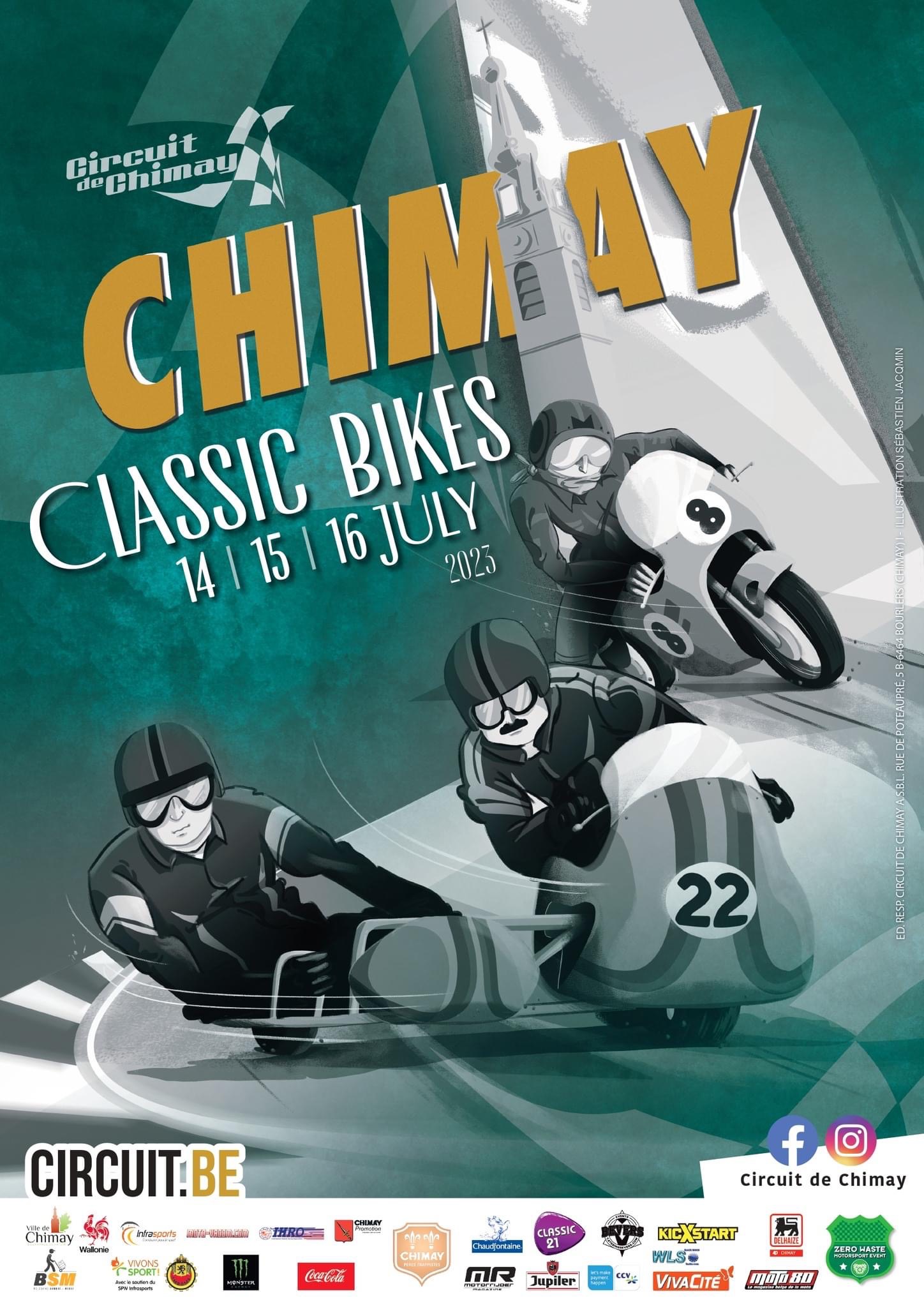 affiche deChimay Classic Bikes