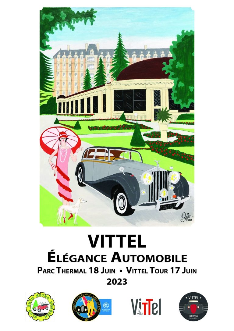 affiche deVittel Élégance Automobile