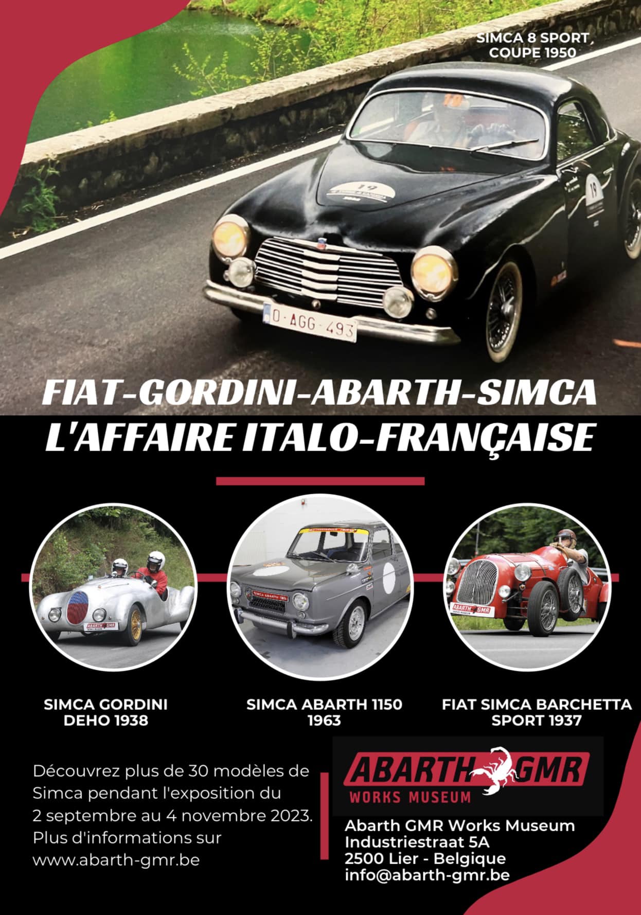 affiche deFIAT-GORDINI-ABARTH-SIMCA, L'AFFAIRE ITALO-FRANÇAISE