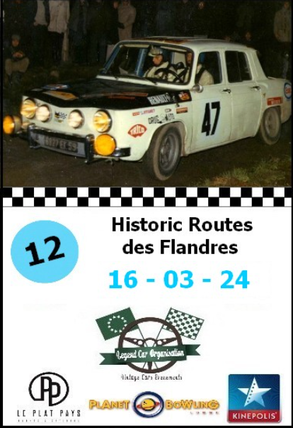 affiche deHistoric Routes des Flandres 2024
