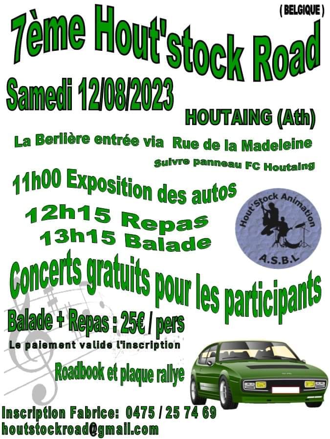 affiche de7ème Hout'stock Road