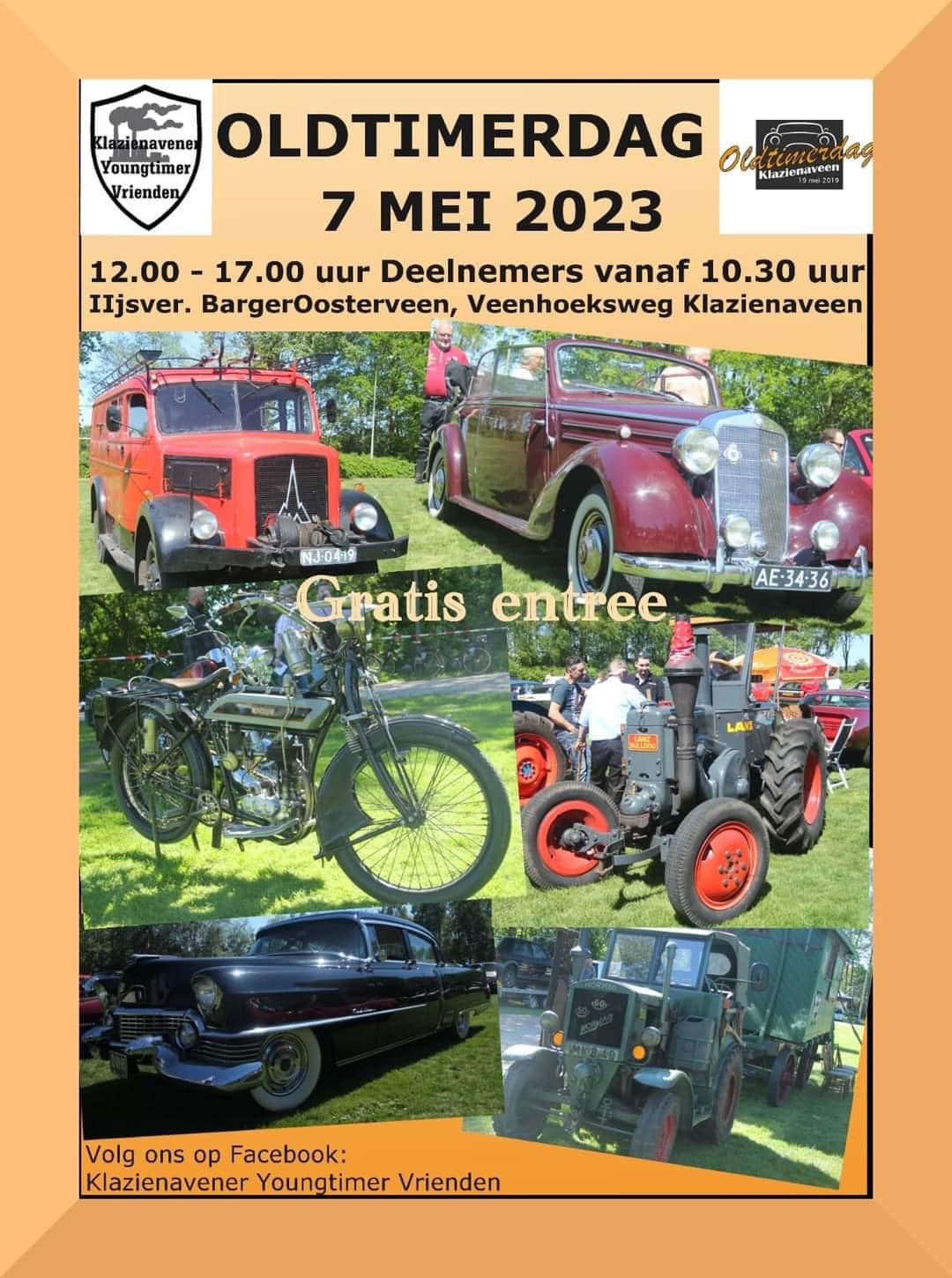 affiche deOldtimer Day Klazienaveen