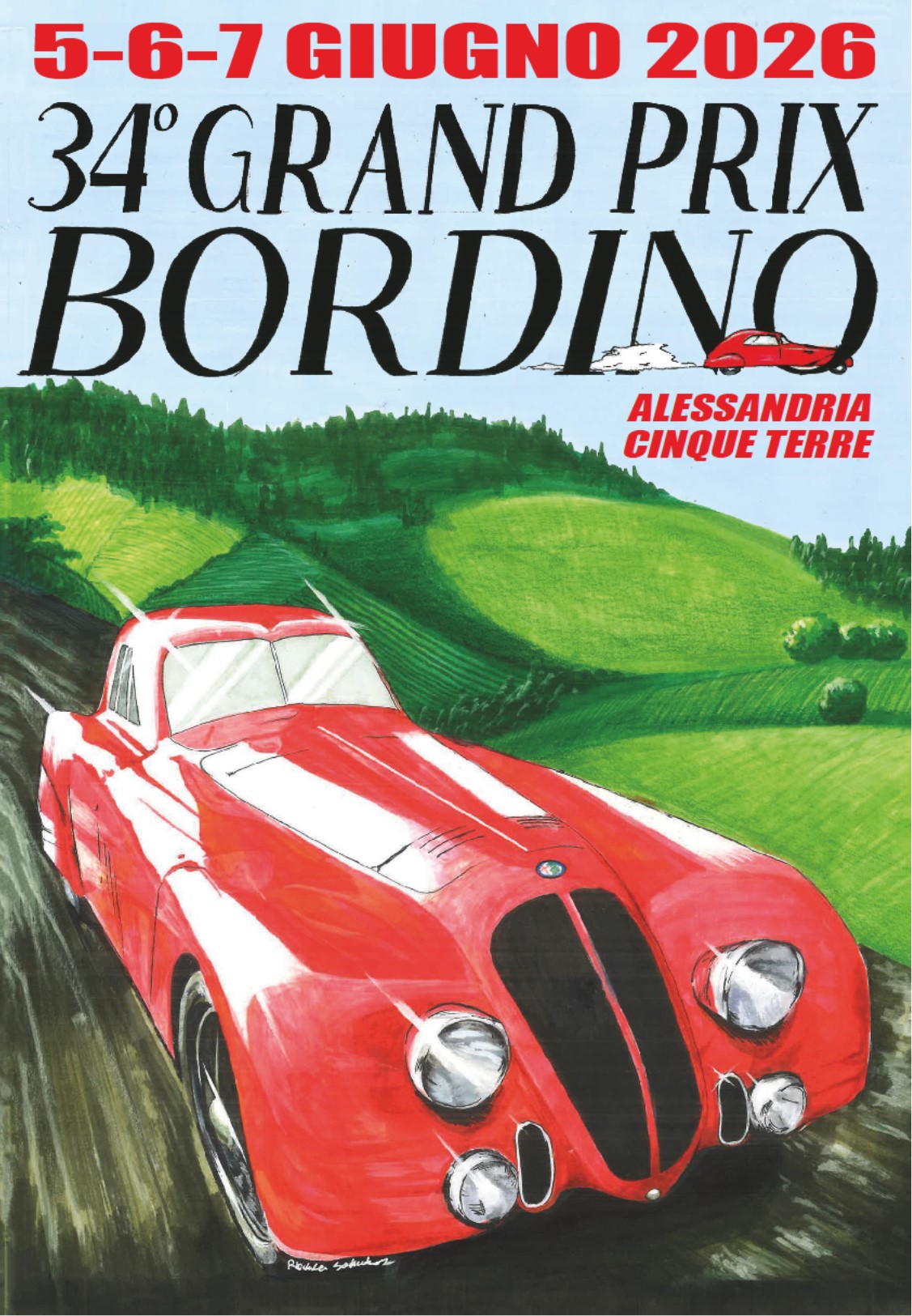 affiche deGrand Prix Bordino