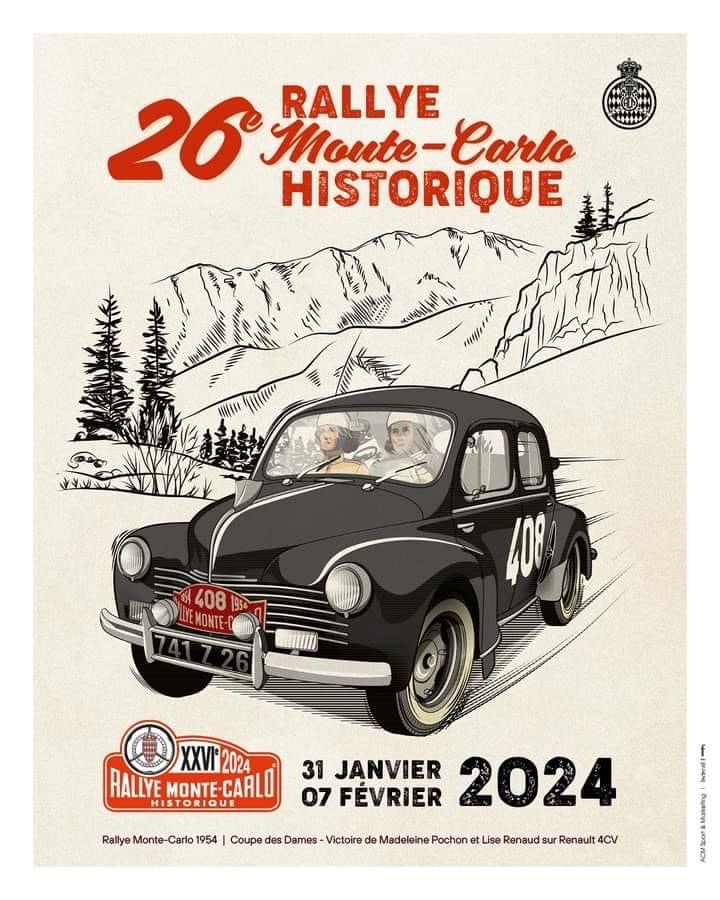 affiche deRallye Monte-Carlo Historique