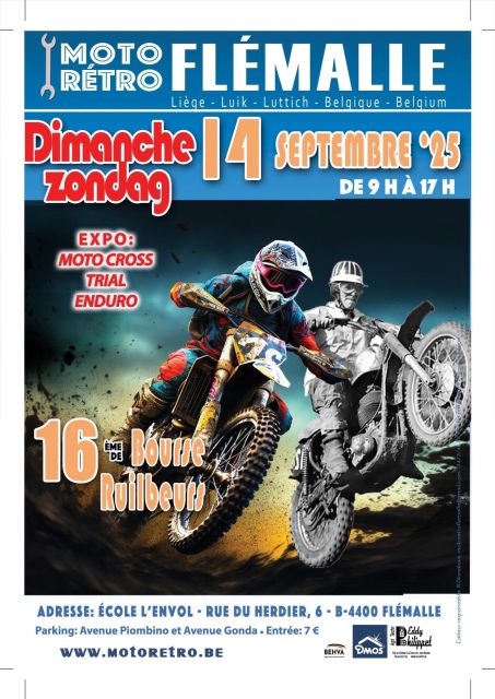 affiche deBourse Moto Flémalle