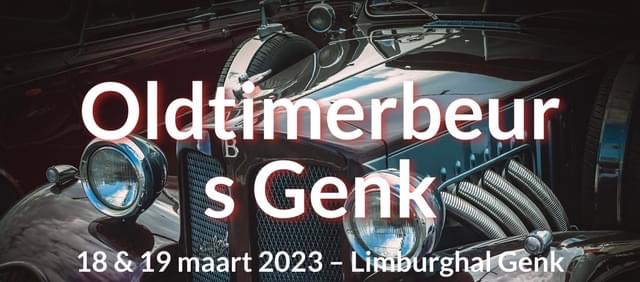 affiche deOldtimerbeurs de Genk