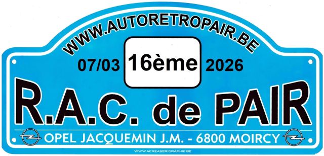 affiche de 16ème R.A.C. de Pair