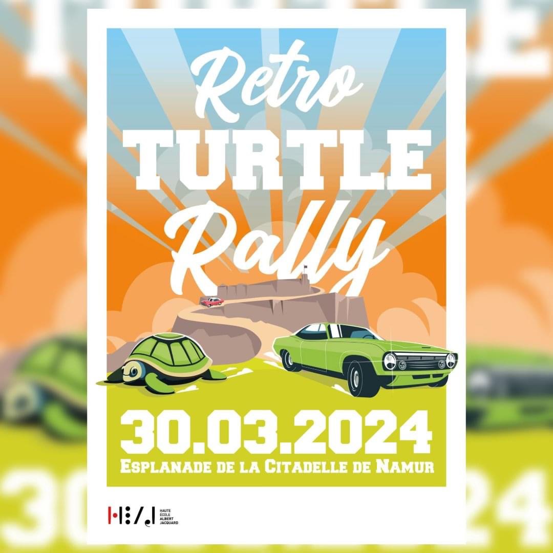 affiche deRetro Turtle Rally 