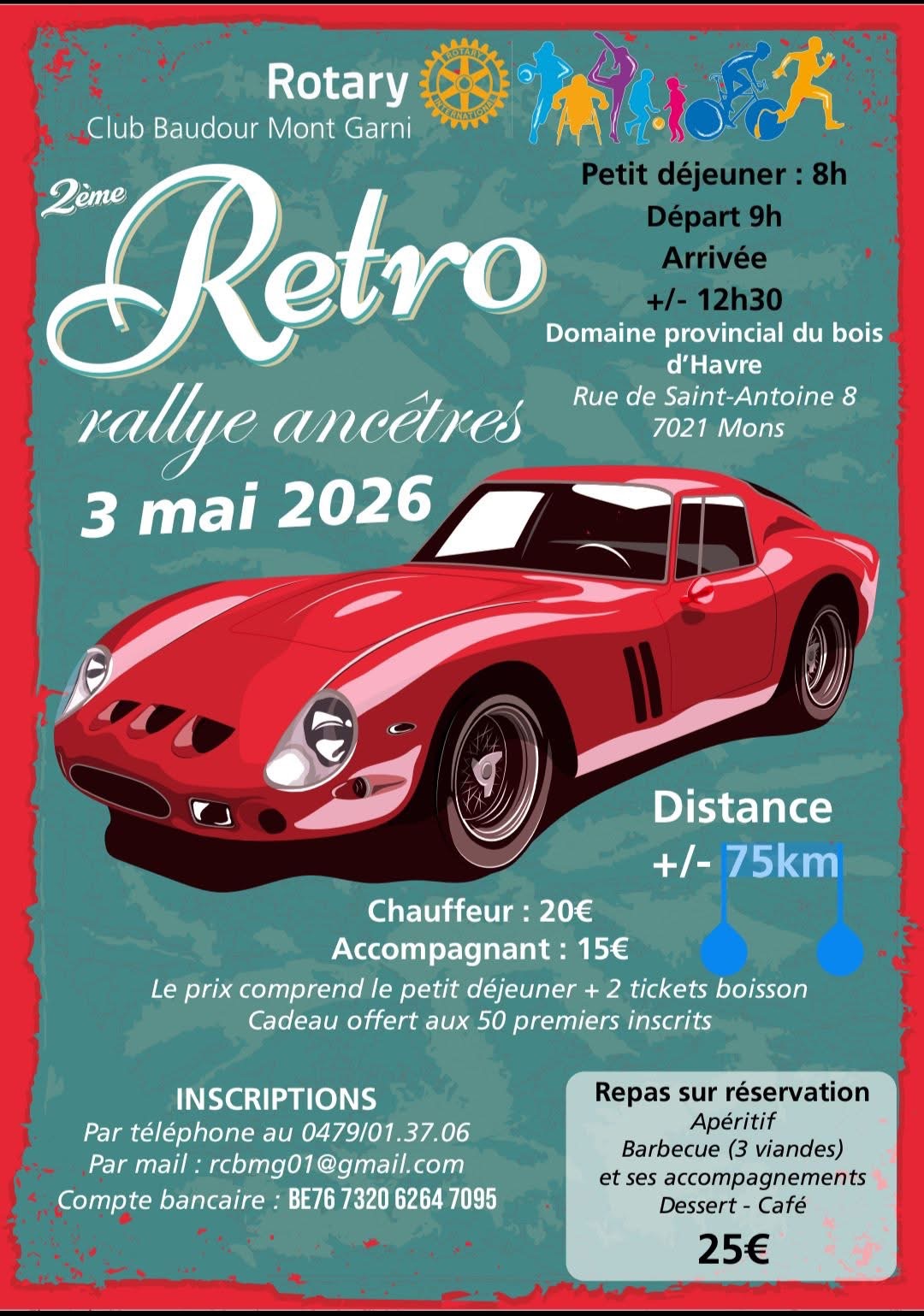 affiche deRétro Rallye Ancêtres