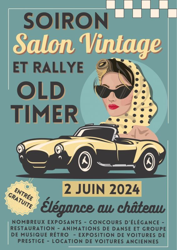 affiche deSalon Vintage & Rallye Oldtimers