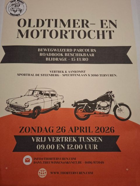 affiche deOldtimer & Motortocht