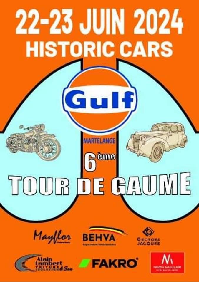 affiche de6ème Tour de Gaume (Autos-Motos)
