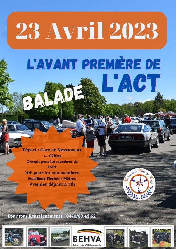 affiche deL'AVANT PREMIÈRE DE L'ACT