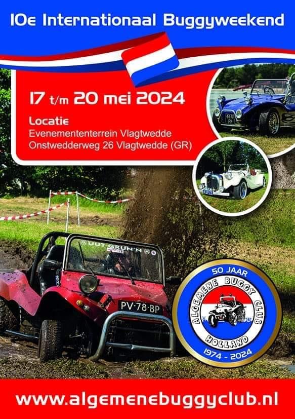 affiche de10de Internationaal Buggyweekend