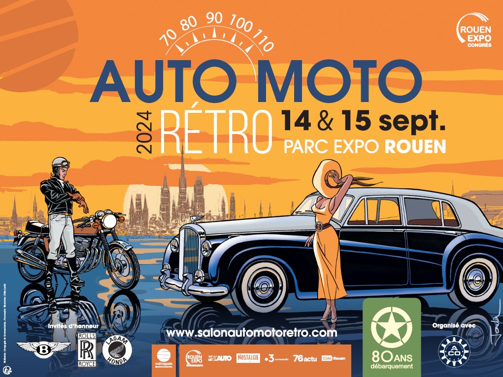 affiche deSalon Auto Moto Retro