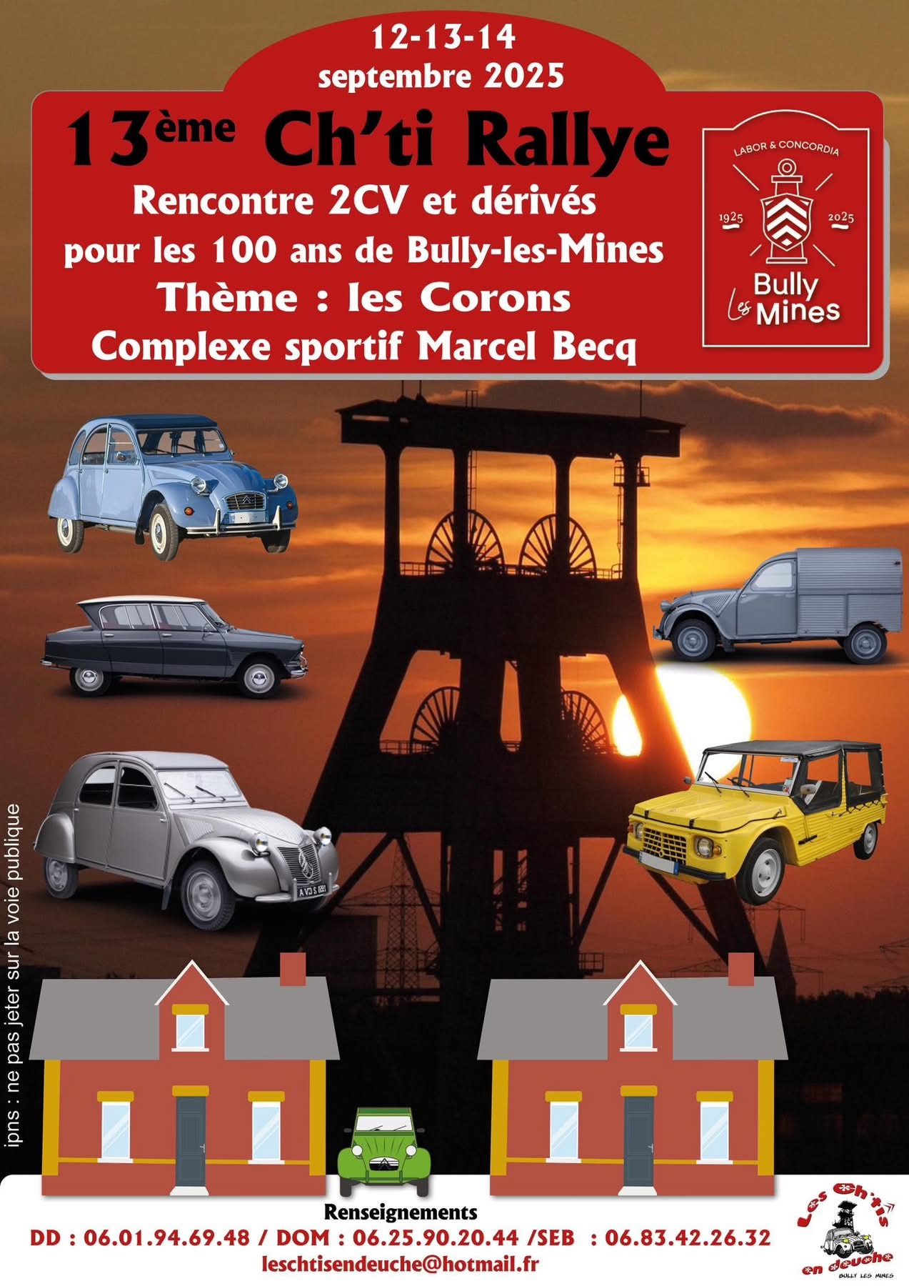 affiche de13ème Ch'ti Rallye