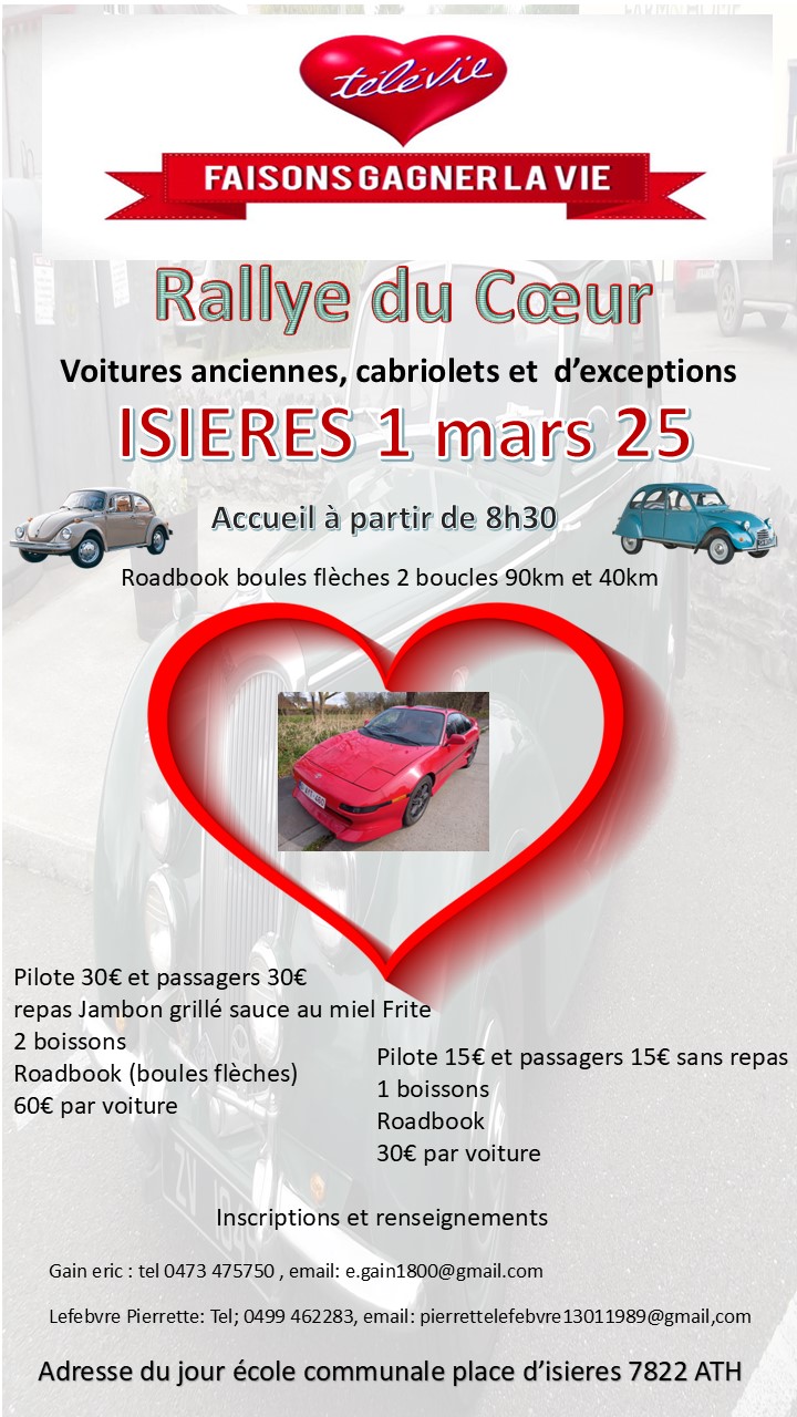 affiche deRallye du Coeur