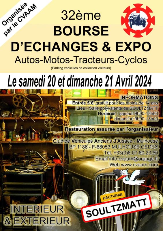 affiche de32Ã¨me Bourse d'Ã©change & expo