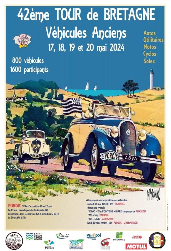 affiche de42Ã¨me Tour de Bretagne