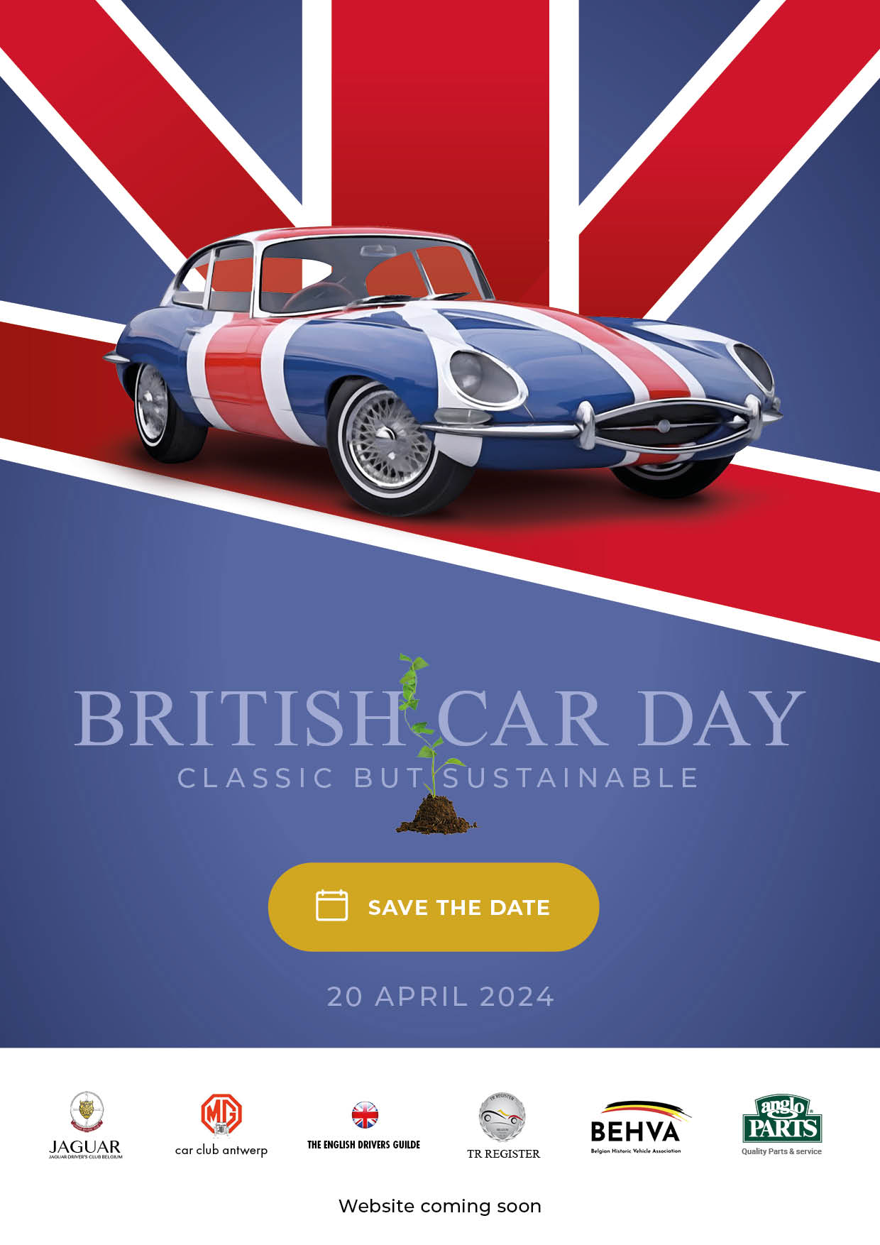 affiche deBritish Car Day