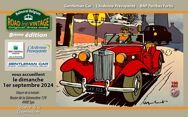 affiche deBalmoral Road Trip Vintage