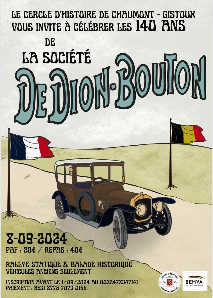 affiche deDe Dion Ã  Puteaux, lâ€™Ã©popÃ©e des premiÃ¨res automobiles