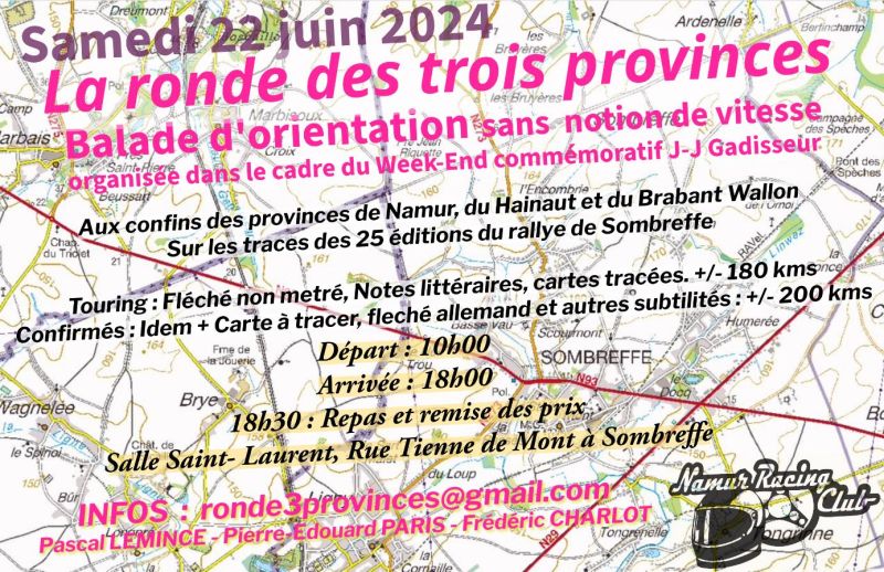 affiche deRonde des 3 provinces