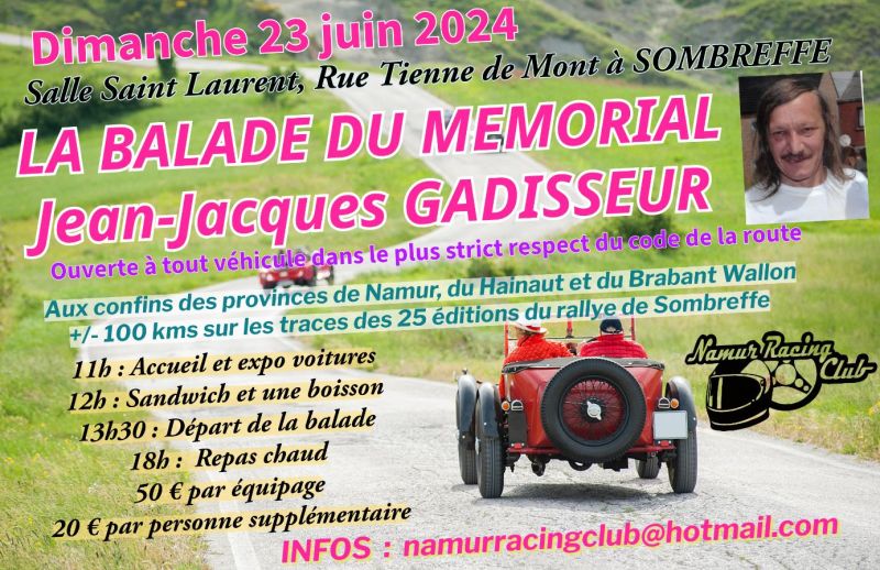 affiche deBalade du MÃ©morial 